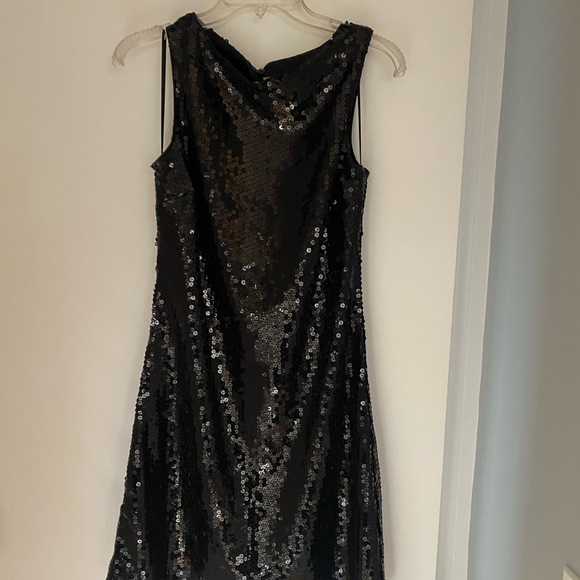 Sequin Black Dress EUC….worn once - Picture 3 of 7